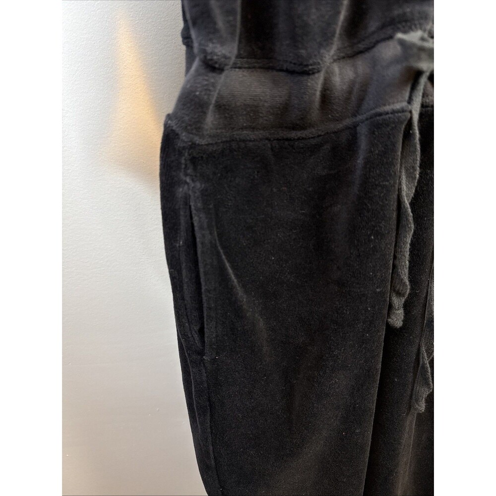 VTG Juicy Couture Black Label Velour Jumpsuit Sz S Black Y2K Coverall/Jumpsuit - Picture 4 of 9
